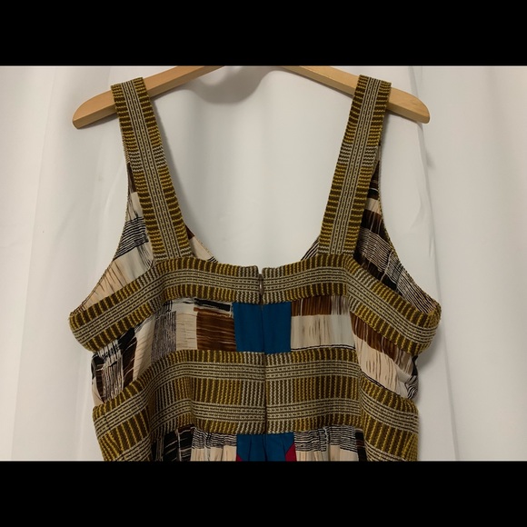 Plenty by Tracy Reese Faux Patchwork Silk Dress 8 - Picture 6 of 8